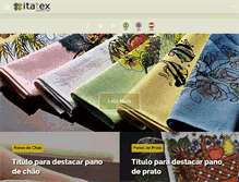 Tablet Screenshot of itatextextil.com.br